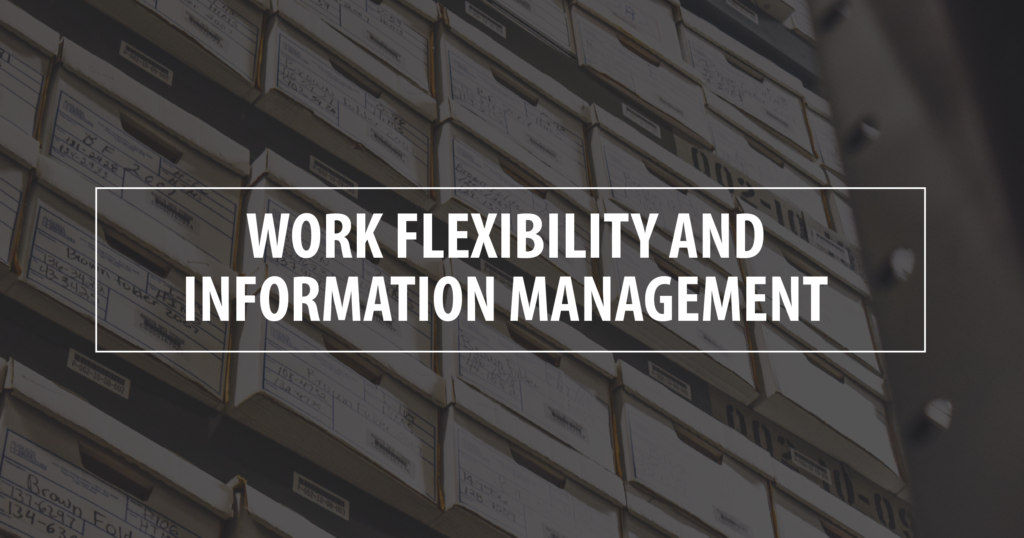 Work Flexibility and Information Management -01